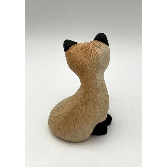 Retired Rinconada Classic Sitting Siamese Cat Figurine #90 - Picture 3 of 5